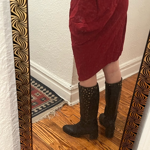 Draped Red Vivienne Westwood Skirt - Picture 12 of 12